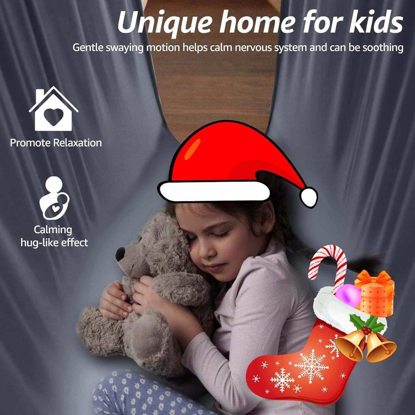 SensoryEase™ - Cozy and Stimulating outdoor/Indoor Sensory Swing