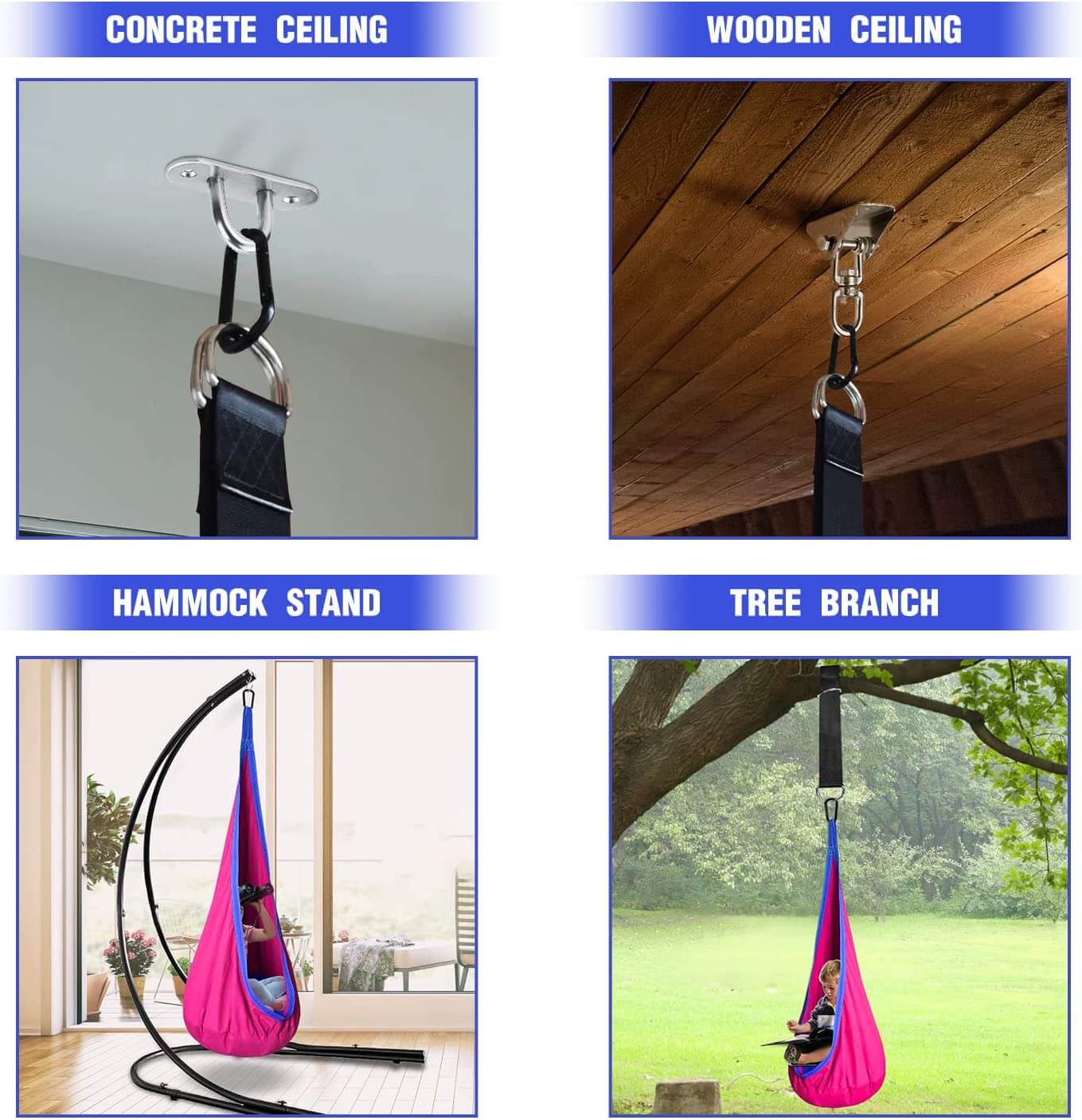 SensoryEase™—Enhance Sensory Playtime with our Versatile Pod Swings