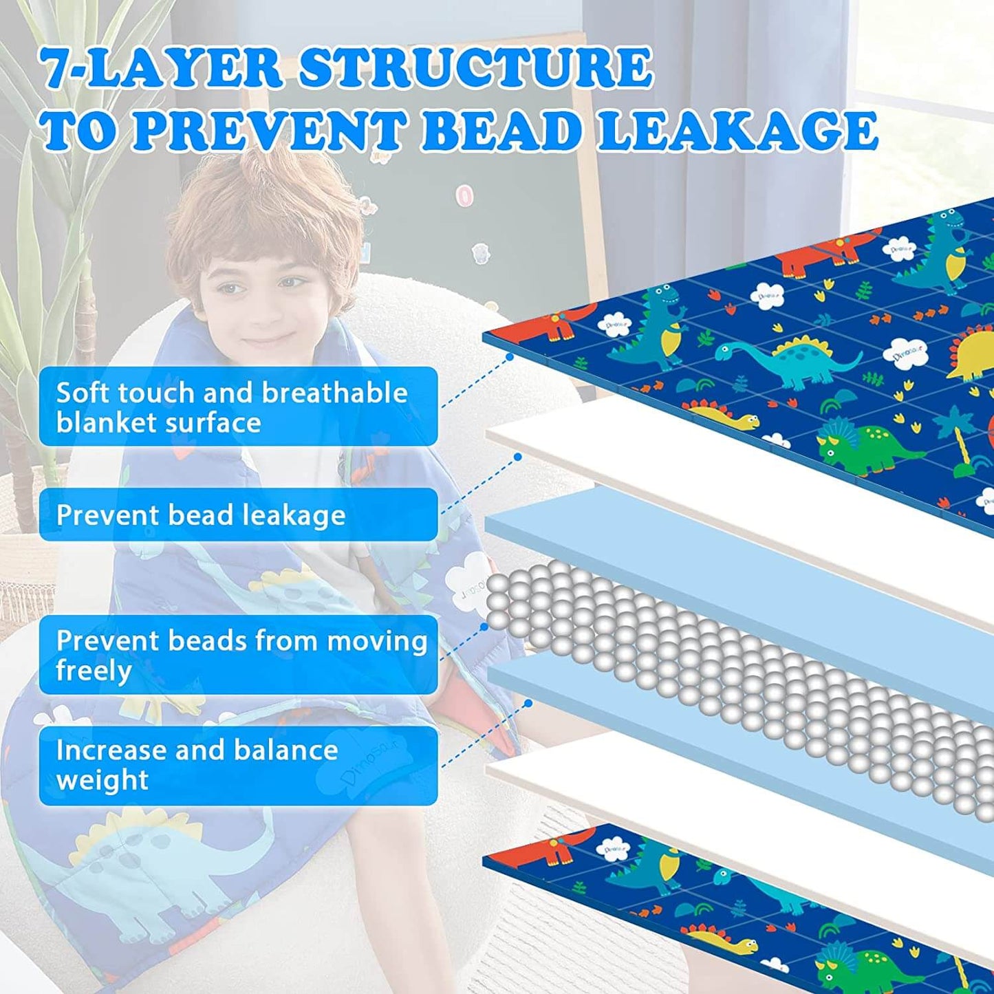 SensoryEase™-Gravity Blanket to Improve Sleep and Relaxation in Kids