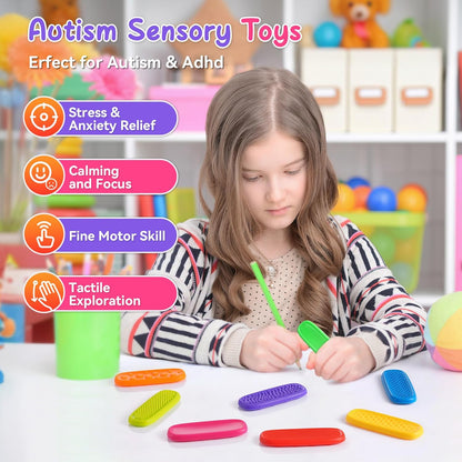 Sensory Stones – Tactile Learning Toys for Kids with Autism, ADHD, and Sensory Processing Needs
