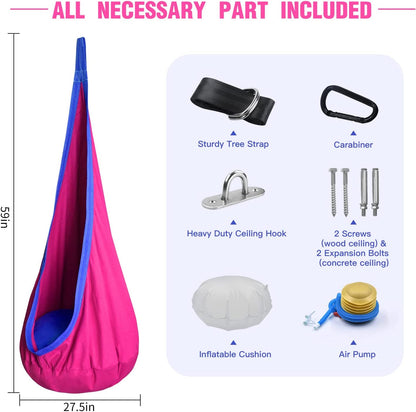 SensoryEase™—Enhance Sensory Playtime with our Versatile Pod Swings