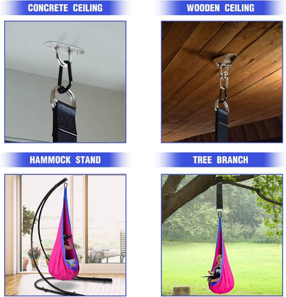SensoryEase™—Enhance Sensory Playtime with our Versatile Pod Swings